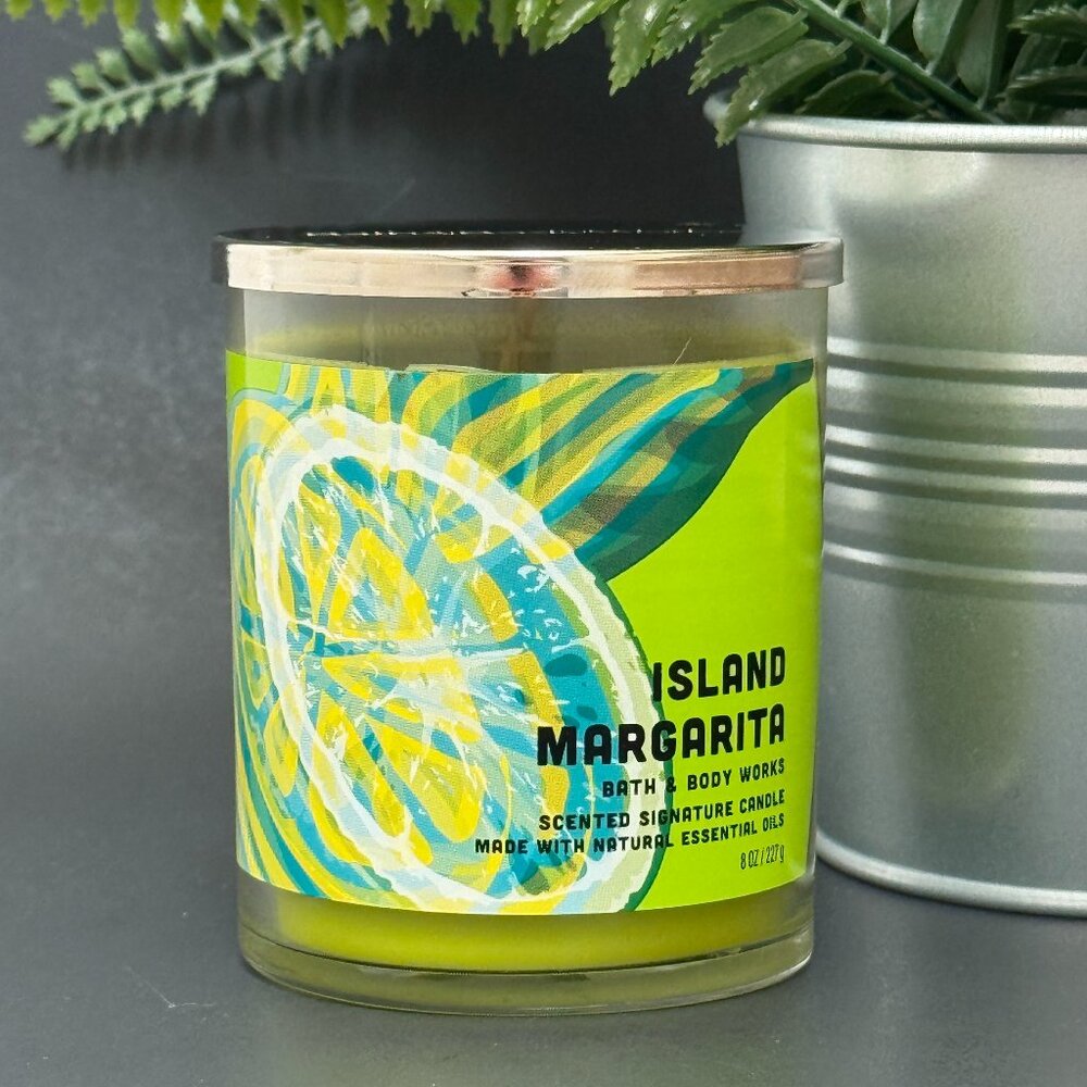 BBW Island Margarita Bath & Body Works Single Wick Candle